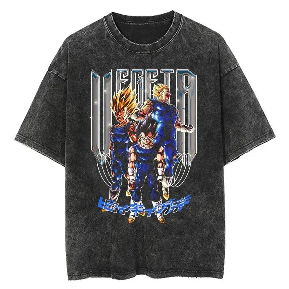 Camiseta Oversize Vegeta Transformations
